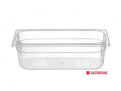Gastronádoba 1/3 - PP - transparent - 4 L - 325x176x(H)100 mm