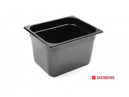 Gastronádoba 1/2, GN 1/2, 12,5L, Černá, 325x265x(H)200mm