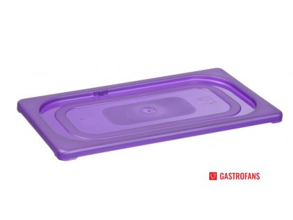 Víko na GN fialové - PP - GN 1/3 - purple - 325x176 mm