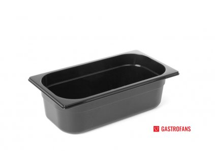 Gastronádoba 1/3, GN 1/3, 4L, Černá, 325x176x(H)100mm