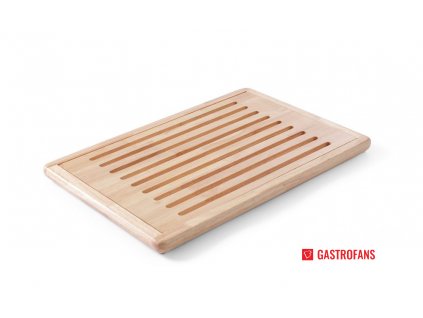 Krájecí deska na bagety, Tmavé dřevo, 475x322mm Hendi
