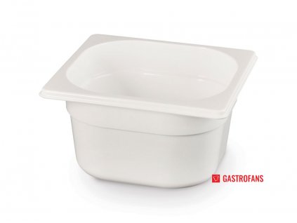 Gastronádoba 1/6, GN 1/6, 2,4L, Bílá, 176x162x(H)150mm