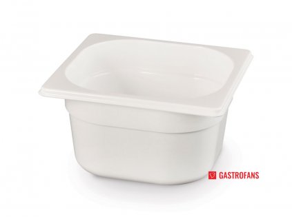 Gastronádoba 1/6, GN 1/6, 1,6L, Bílá, 176x162x(H)100mm