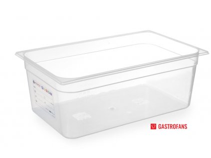 Gastronádoba 1/1, GN 1/1, 21L, Průhledná, 530x325x(H)150mm