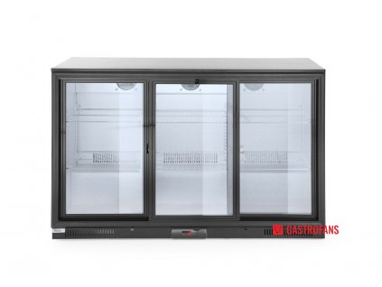 Barová chladnička s posuvnými dveřmi 303L, 2/10?C, 220-240V/215W, R600a, 1335x500x(H)900mm