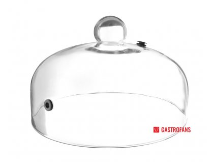 Skleněný poklop s průduchem, poklop na talíře, o260x(H)174mm  Hendi