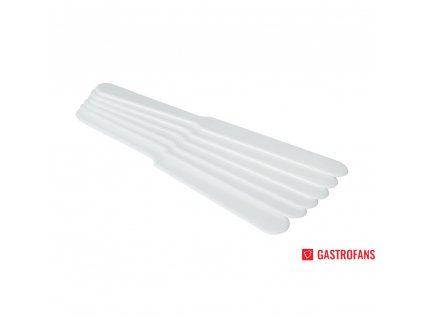Stěrka na pivní pěnu , Bílá, 6 ks., 235x26mm Bar up