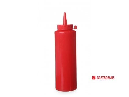 Dávkovací lahve, 0,7L, Červená, o70x(H)240mm  Hendi