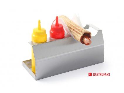Stojan na Hotdogy - grey - 260x110x(H)118 mm