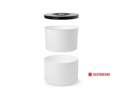 99114 nadoba na led bila dvojstenna 10 l 292x h 220 mm