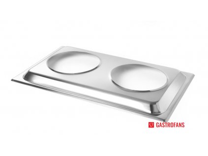 Nástavba pro 2 bain-marie nádoby - nástavba - 530x325x(H)30 mm