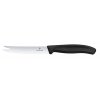 Nůž na sýr a klobásy, Černá, (L)219mm