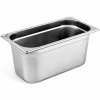 Gastronádoba 1/3 GN - hloubka 15 cm - 32,5 x 17,6 cm - nerezová ocel