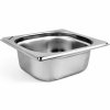 Gastronádoba 1/6 GN - hloubka 6,5 cm - 17,6 x 16,2 cm - nerezová ocel