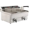 Elektrická stolní fritéza - objem 2x8 L  Combisteel