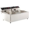 Elektrická stolní fritéza 2x6 L  Combisteel