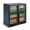 208917 chladici vitrina cerna 2 dvere