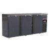 211713 2 barova lednice 3 dvere cerna
