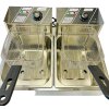 Fritéza Gastrofans 2x6l, 2x2500W, stolní friťák  Gastrofans