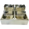 Fritéza Gastrofans 2x6l, 2x2500W, stolní friťák  Gastrofans