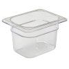 Nádoba Camwear GN 1/8 z polykarbonátu, Cambro, 1 l, H 100 mm, 1L, Průhledná, 161x132x(H)100mm  Cambro