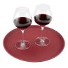 Servírovací tác Camtread, kulatý, protiskluzový, Cambro, vínový, o355x(H)21mm  Cambro