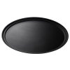 Oválný protiskluzový servírovací tác Camtread, Cambro, černý, Černá, 685x560x(H)32mm  Cambro