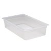 Nádoba z průhledného polypropylenu GN 1/4, Cambro, GN 1/4, 1,7L, Průhledná, 162x265x(H)65mm  Cambro