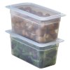 Nádoba z průhledného polypropylenu GN 1/4, Cambro, GN 1/4, 1,7L, Průhledná, 162x265x(H)65mm  Cambro
