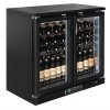 55780 polar horizontalni chladici skrin na vino s kridlovymi dvermi