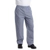Whites unisex kuchařské kalhoty Vegas s malým modrobílým kostkovaným vzorem