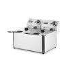 Fritéza Kitchen Line - 2x4L, 8L, 50/190?C, 230V/6000W, 470x380x(H)330mm  Hendi