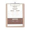 Desky s klipem na menu, A5  Hendi