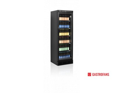 Chladiaca skriňa s presklenými dverami - 595×1840 mm - čierna