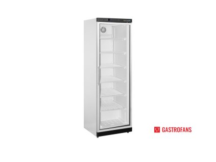 Mraziaca skriňa | UF 400 G | s presklenými dverami – 340 l – biela