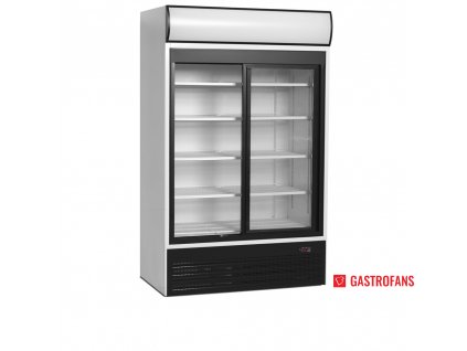 Chladiaca skriňa | FSC 1200 S | 645 l – posuvné dvere – reklamný panel