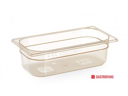 GN 1/3 kontajner, odolný voči vysokým teplotám, HENDI, GN 1/3, 3,8 L, Priehľadná, 325x176x(H)100mm