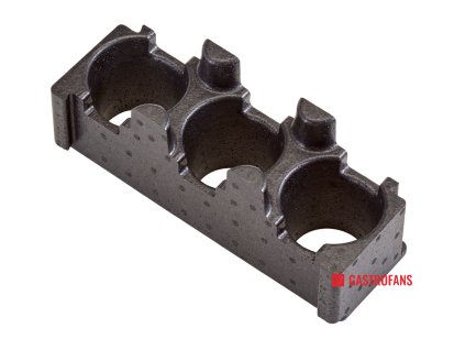 Modulárny držiak nápojov pre termoizolačný box EPPBEVBKST110, Cambro, pre šálky od 0,35 do 0,7 litra s priemerom dna Ø71 mm a Ø89 mm, Čierna, 114x325x(H)125mm