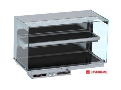 Vyhrievaná vitrína Combisteel - model 4/1 - čierna