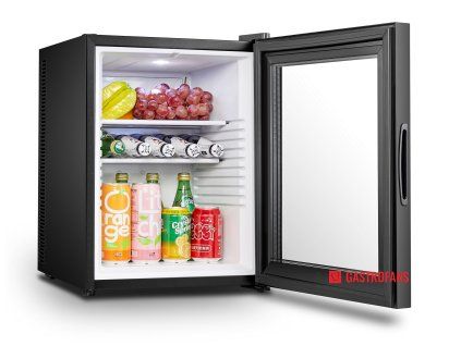 Minibar 40L - sklenené dvere - Peltierov systém