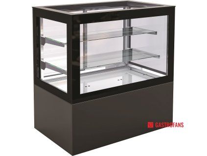 Chladiaca vitrína 750L - čierna - 2000 mm