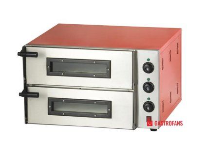 Pizza pec dvojposchodová - 2x pizza - 3 kW