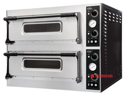 Pizza pec dvojposchodová - 2 x 6 pízz - 32 cm