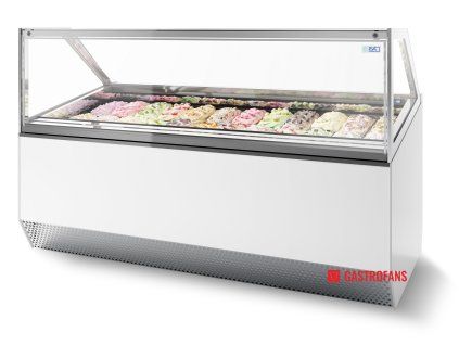 Vitrína na zmrzlinu Millenium 16 - 16x5 l