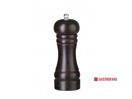 Drevený mlynček na korenie, HENDI, Tmavé drevo, ø57x(H)165mm