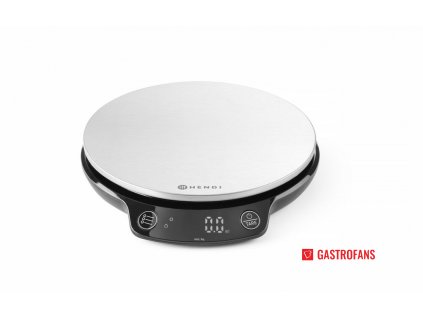 Kuchynská váha 3 kg, HENDI, 165x180x(H)31mm