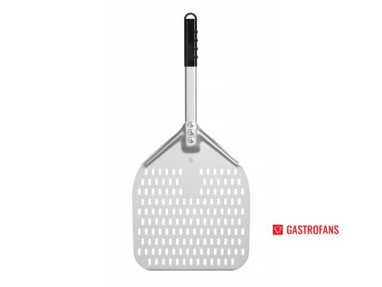 Lopatka na pizzu s perforáciou a krátkou rukoväťou, štvorcová, HENDI, 350x710mm