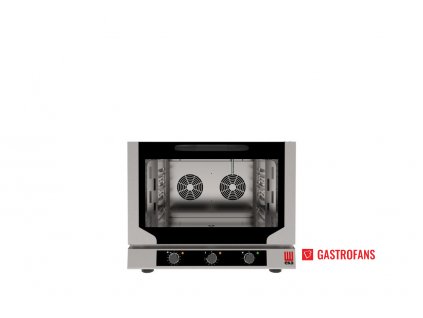 Pekárska parná konvekčná pec Evolution Next 4x 530x325 mm GN 1/1, elektrická, s elektromechanickým ovládaním, Tecnoeka, GN 1/1, 400V/6400W, 784x752x(H)634mm