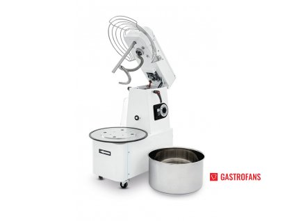 Špirálový mixér s vyvýšenou misou a odnímateľnou misou, 22 l, Prismafood, 56 kg/h, 22L, 400V/750W, 390x670x(H)735mm