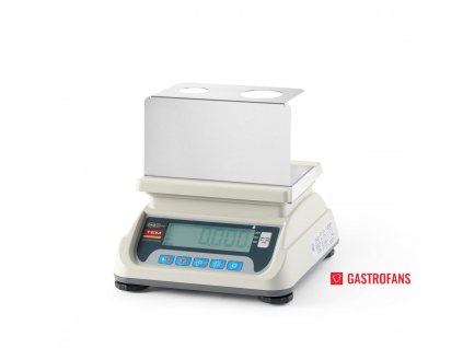 Zmrzlinová váha s LCD displejom s portom RS232 a legalizáciou, HENDI, 255x264x(H)244mm